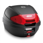 (GIVI) 기비 (모노락-Made in Italy) E300-N2 (무광블랙)(버튼방식) (30리터) - 탑박스 (공구통,리어백)